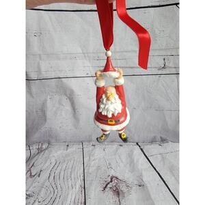 Vintage 1990 Enesco Hang Onto Your Hat 2nd in John Jonik Series Holiday Ornament